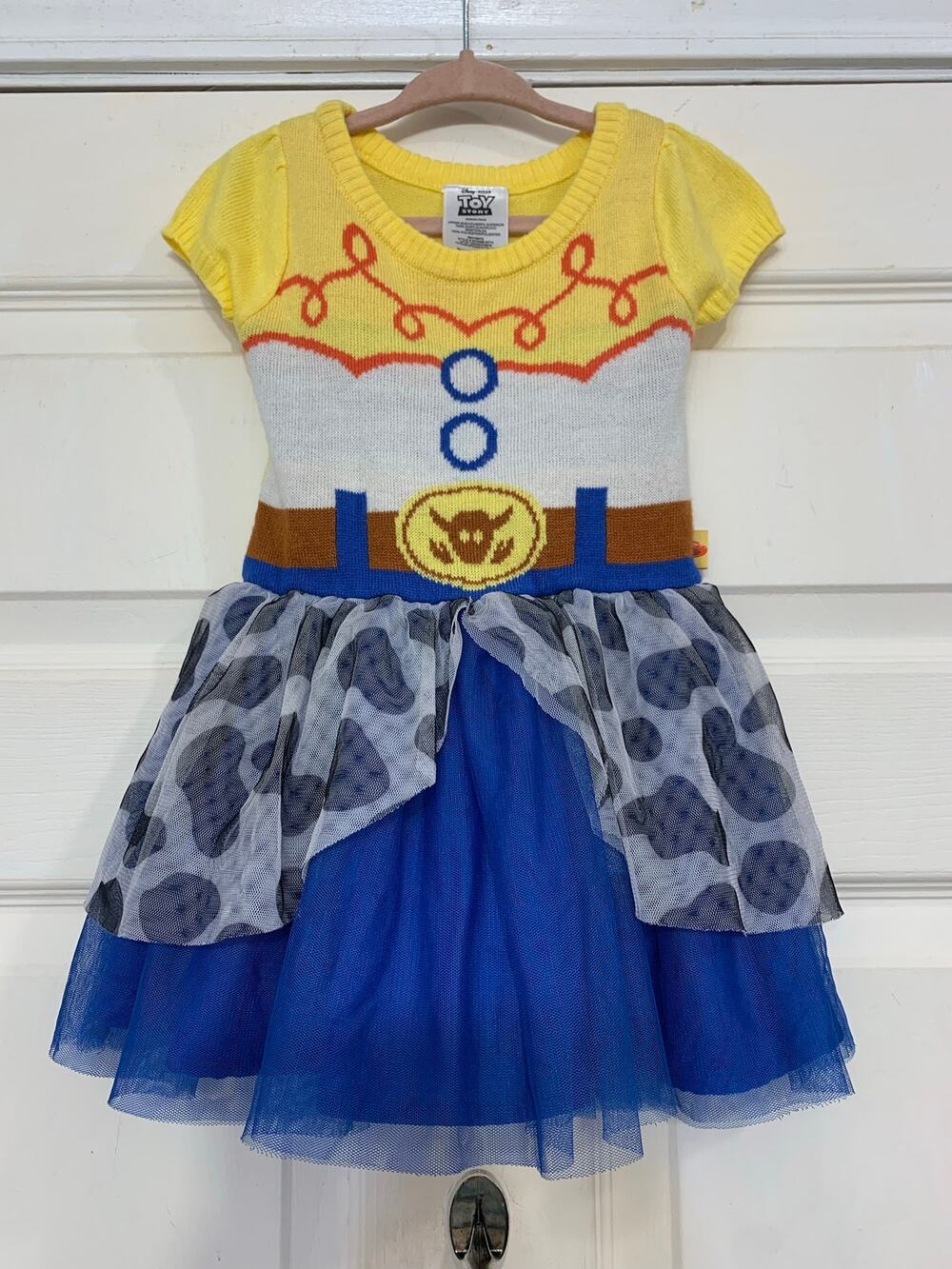 Disney Pixar Toy Story “Jesse” Knit & Tulle 2T Dress.           4002